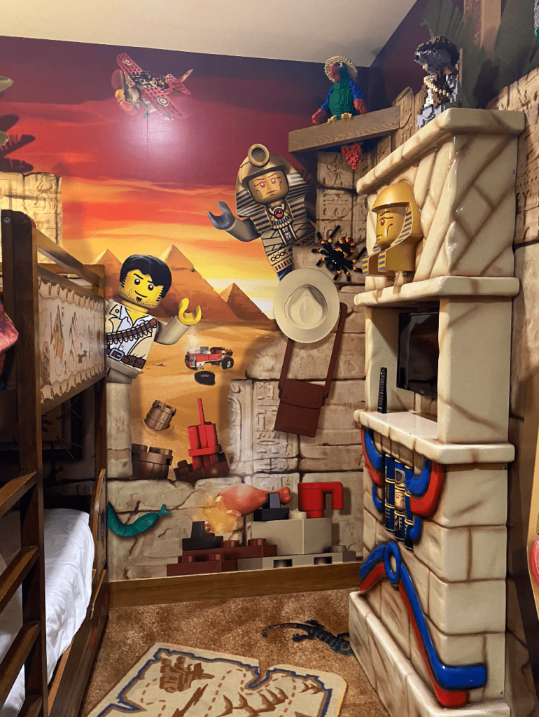 Legoland intentional experience design in the hotel rooms