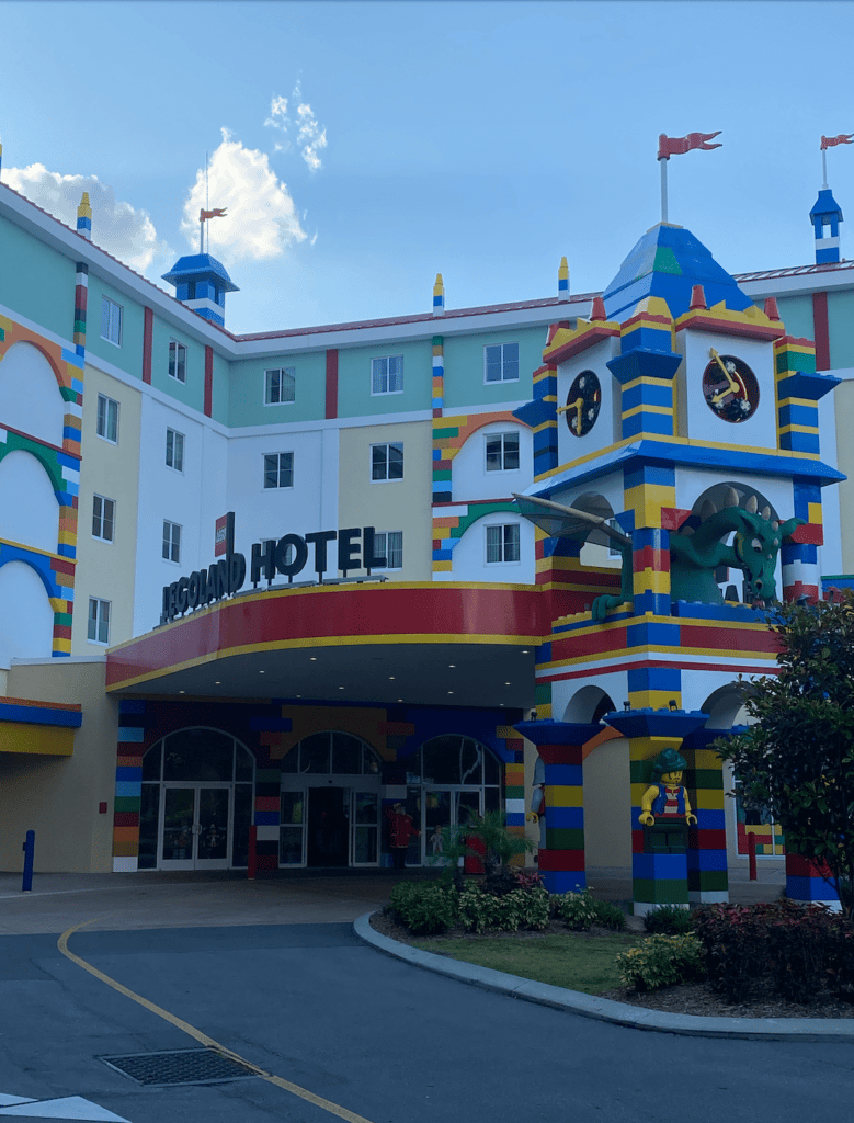 Legoland exterior of the building